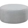 Waltham Wickham Gray Ottoman