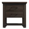 Cameron Cocoa 2-Drawer Nightstand
