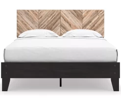 Piperton Black Queen Panel Headboard -Home Style Shop 810591748 810591749 4