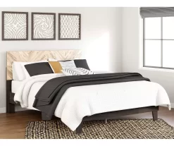 Piperton Black Queen Panel Headboard -Home Style Shop 810591748 810591749 7