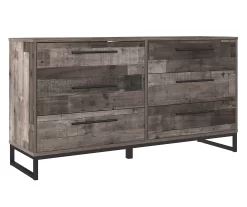 Signature Design By Ashley Neilsville 6-Drawer Dresser -Home Style Shop 810591821 2 1