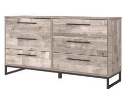 Neilsville Whitewash 6-Drawer Dresser -Home Style Shop 810591829 1 1