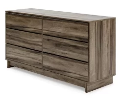 Shallifer Brown 6-Drawer Dresser -Home Style Shop 810591842 1