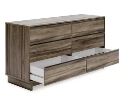 Shallifer Brown 6-Drawer Dresser -Home Style Shop 810591842 2