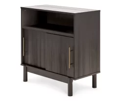 Brymont Dark Gray Sliding Door Accent Cabinet -Home Style Shop 810591843 1