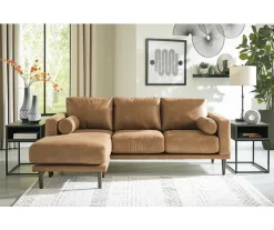 Signature Design By Ashley Arroyo Faux Leather Sofa Chaise -Home Style Shop 810594574 4