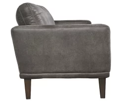 Arroyo Smoke Faux Leather Loveseat -Home Style Shop 810594589 5