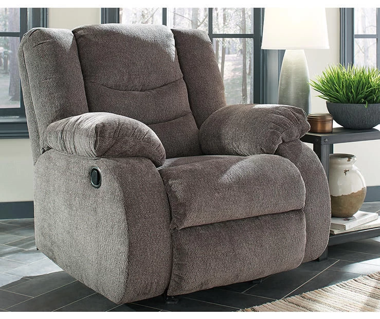 Tulen Gray Rocker Recliner 2 Tulen Gray Rocker Recliner - Image 2