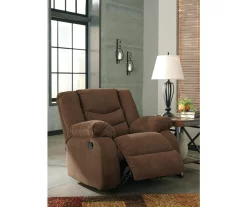 Tulen Chocolate Rocker Recliner -Home Style Shop 810594624 3