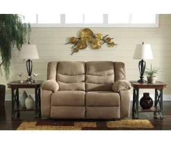 Tulen Mocha Reclining Loveseat -Home Style Shop 810594629 3 1