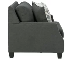 Bayonne Charcoal Loveseat -Home Style Shop 810594659 5