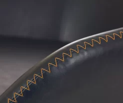 Glitzhome Mid-Century Modern Faux Leather Dining Chairs, 2-Pack -Home Style Shop 810598714 A0 5 1