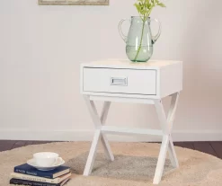 Glitzhome X-Leg End Table -Home Style Shop 810598716 A0 2