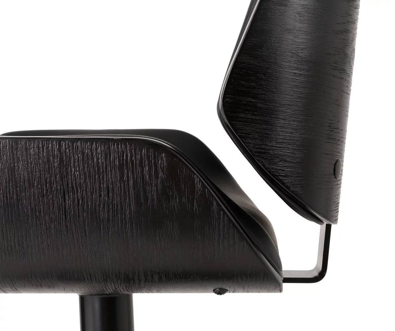 Glitzhome Mid-Century Modern Faux Leather Adjustable Bar Stools, 2-Pack 6 Glitzhome Mid-Century Modern Faux Leather Adjustable Bar Stools, 2-Pack - Image 6