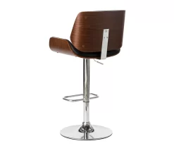 Glitzhome Mid-Century Modern Faux Leather & Chrome Adjustable Bar Stools, 2-Pack 30 Glitzhome Mid-Century Modern Faux Leather & Chrome Adjustable Bar Stools, 2-Pack -Home Style Shop 810598742 A0 4