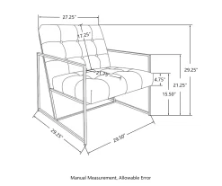 Glitzhome Modern Industrial Faux Leather Accent Chairs, 2-Pack 31 Glitzhome Modern Industrial Faux Leather Accent Chairs, 2-Pack -Home Style Shop 810598913 A0 8