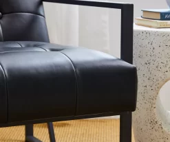 Glitzhome Modern Industrial Faux Leather Accent Chairs, 2-Pack 21 Glitzhome Modern Industrial Faux Leather Accent Chairs, 2-Pack -Home Style Shop 810598914 A0 5