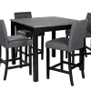 Garvine 5-Piece Counter-Height Dining Set