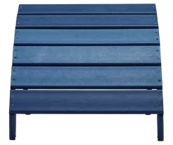 Sundown Treasure Blue Slat Ottoman