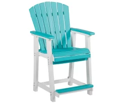 Eisley Wood Look Patio Dining Counter Stools, 2-Pack -Home Style Shop 810599459 1