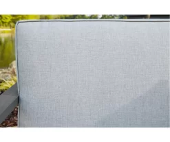 Fynnegan Gray Wood Cushioned Patio Loveseat & Coffee Table Set -Home Style Shop 810599482 2