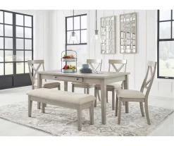 Parellen Storage Dining Table -Home Style Shop 810599558 2
