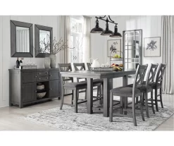 Myshanna Extension Leaf Counter-Height Dining Table -Home Style Shop 810599581