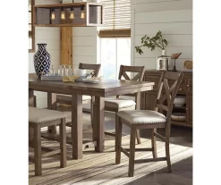 Moriville Extension Leaf Counter-Height Dining Table -Home Style Shop 810599583 8