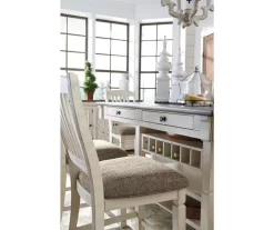 Bolanburg Counter-Height Dining Table With Wine Bottle Storage -Home Style Shop 810599589 12