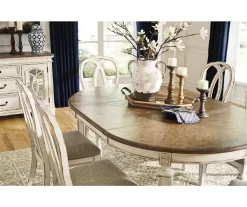 Raelyn Oval Extension Leaf Dining Table 11 Raelyn Oval Extension Leaf Dining Table -Home Style Shop 810599594 7
