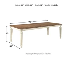 Raelyn Rectangular Extension Leaf Dining Table -Home Style Shop 810599595 10