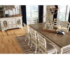 Raelyn Rectangular Extension Leaf Dining Table -Home Style Shop 810599595 6