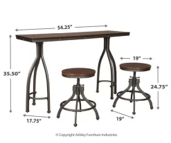 Odium 3-Piece Counter-Height Dining Set 13 Odium 3-Piece Counter-Height Dining Set -Home Style Shop 810599614 5