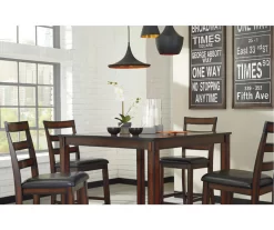Coviar 5-Piece Counter-Height Dining Set 8 Coviar 5-Piece Counter-Height Dining Set -Home Style Shop 810599621 2