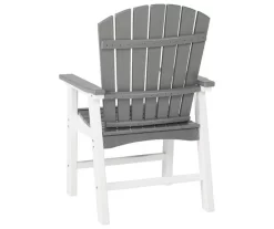 Transville Gray & White Wood Look Patio Dining Chairs, 2-Pack 12 Transville Gray & White Wood Look Patio Dining Chairs, 2-Pack -Home Style Shop 810601930 4