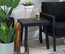 Marcy Black Metal Patio Side Table -Home Style Shop 810607955 A7 5