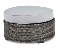 Harbor Court All-Weather Wicker Cushioned Patio Ottoman