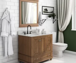 DHP Atwater Living Jazmyn Bathroom Vanity With White Sink -Home Style Shop 810610487 B0 2
