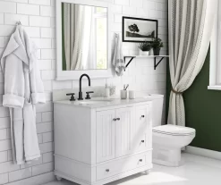 DHP Atwater Living Jazmyn Bathroom Vanity With White Sink -Home Style Shop 810610488 B0 2