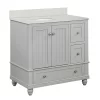 DHP Atwater Living Jazmyn Bathroom Vanity With White Sink