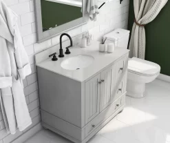 DHP Atwater Living Jazmyn Bathroom Vanity With White Sink -Home Style Shop 810610489 B0 1