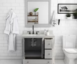DHP Atwater Living Jazmyn Bathroom Vanity With White Sink -Home Style Shop 810610489 B0 3