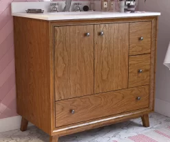 DHP Atwater Living Delias Bathroom Vanity With White Sink -Home Style Shop 810610513 B0 2