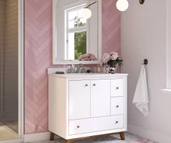 DHP Atwater Living Delias Bathroom Vanity With White Sink -Home Style Shop 810610514 B0 5