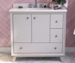 DHP Atwater Living Delias Bathroom Vanity With White Sink -Home Style Shop 810610515 B0 1