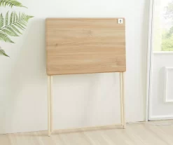 Wood Look Folding Table With USB Charging -Home Style Shop 810612178 B0 2
