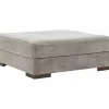 Bayless Smoke Oversize Accent Ottoman