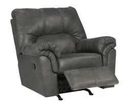 Bladen Slate Faux Leather Rocker Recliner -Home Style Shop 810612227 1