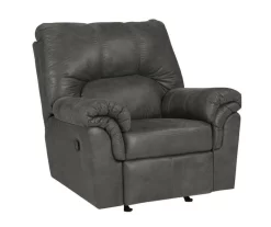 Bladen Slate Faux Leather Rocker Recliner -Home Style Shop 810612227 3