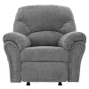 Allmaxx Gray Rocker Recliner